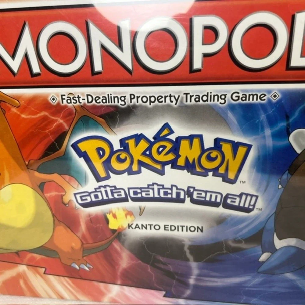 Monopoly Pokemon Kanto Edition Board Game USAopoly Charizard Blastoise New Seal - Picture 5 of 11